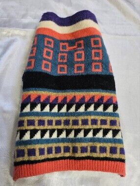 Colorful Geometric Doggie Sweater